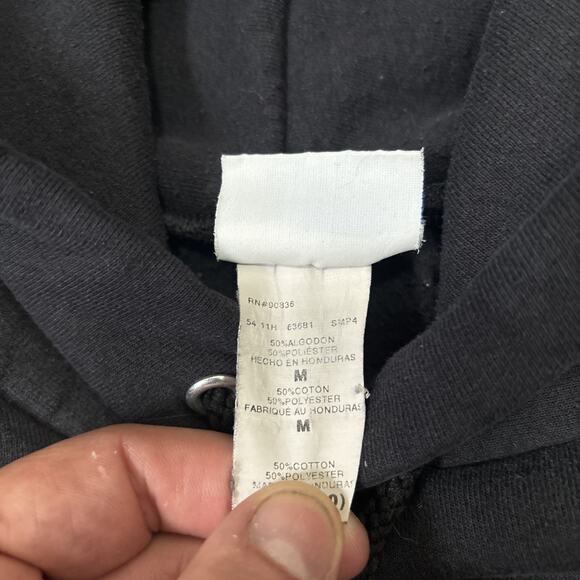 iFLY INDOOR SKYDIVING Black Warm COMPANY HOODIE Instructor Gym Sweatshirt Sz M - Picture 4 of 6